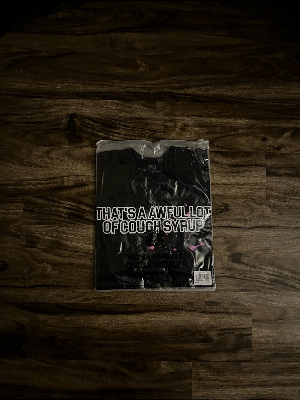 Men's Black Short Sleeve Graphic Tee - 'That's A Awful Lot'
